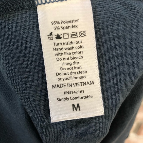 EUC LuLaRoe M Irma Elegant Collection blue/silver - Picture 4 of 4